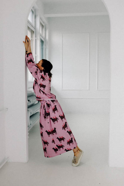 PFERDE AUF ROSA -  ERWACHSENEN ROCK