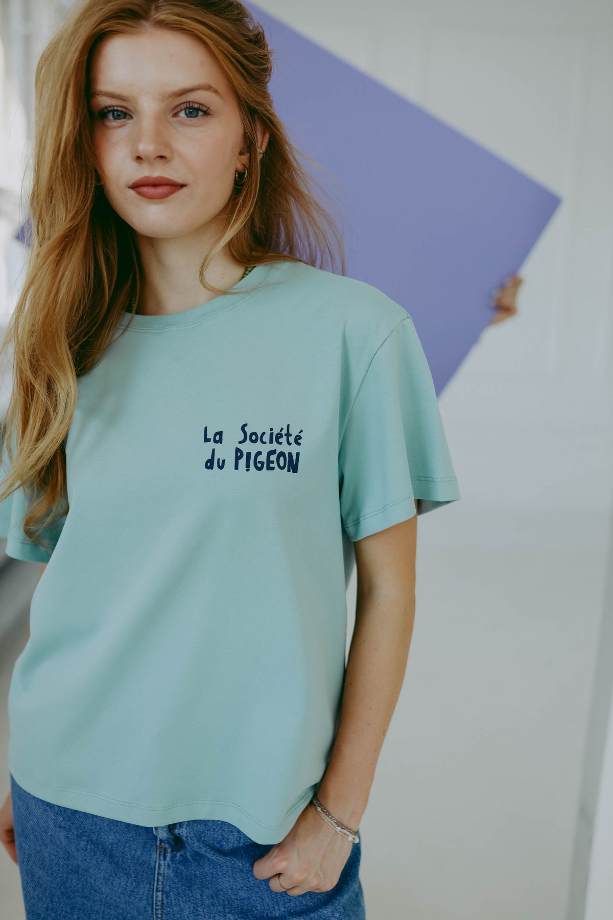 BRUST RAUS - BOXY T-SHIRT - Halfbird x DGU - ART Kollektion