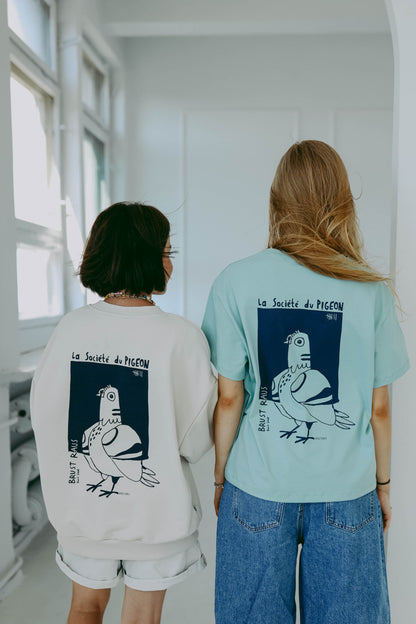 BRUST RAUS - BOXY T-SHIRT - Halfbird x DGU - ART Kollektion
