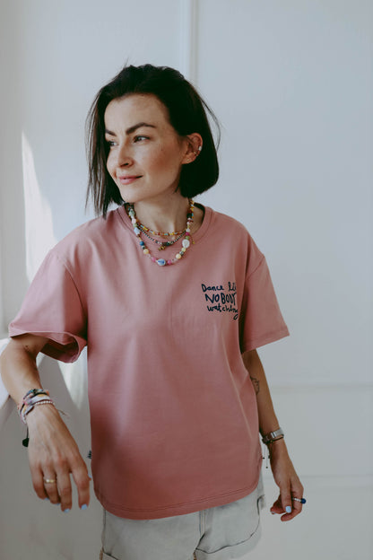 DANCE - BOXY T-SHIRT - Halfbird x DGU - ART Kollektion