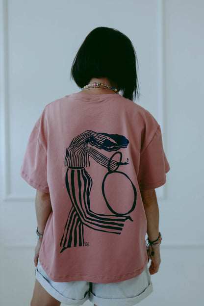 DANCE - BOXY T-SHIRT - Halfbird x DGU - ART Kollektion