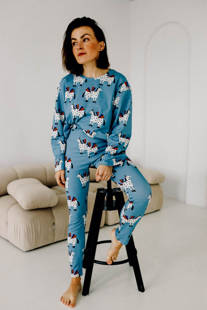 PRE ORDER - PFERDE AUF BLAU - LONGSLEEVE