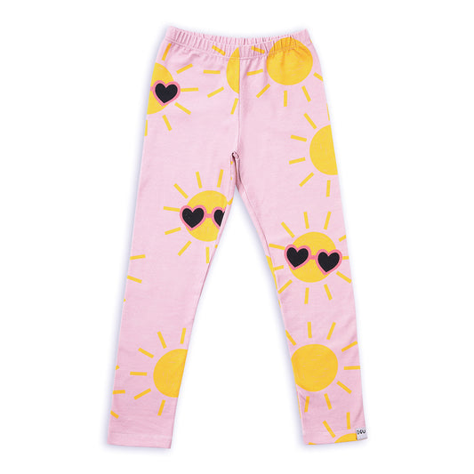 BEE ON YELLOW LEGGINGS