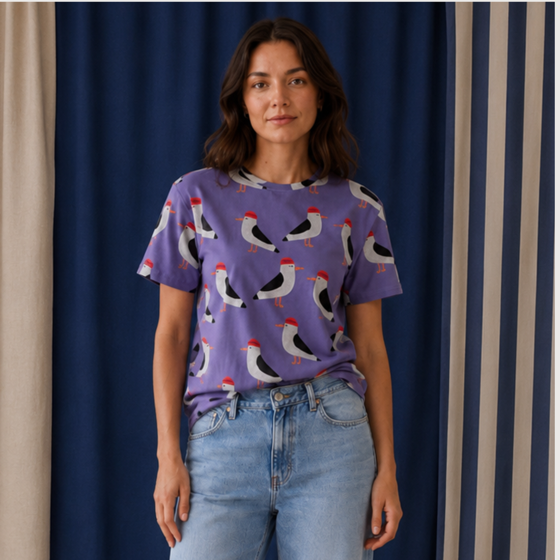 MÖWEN - ERWACHSENEN BOXY SHIRT