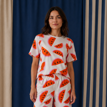 WASSERMELONE - ERWACHSENEN BOXY SHIRT