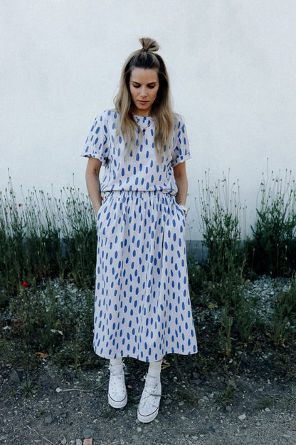REGEN ALL OVER PRINT- BOXY T-SHIRT ( LIEFERUNG CA. 14 TAGE)