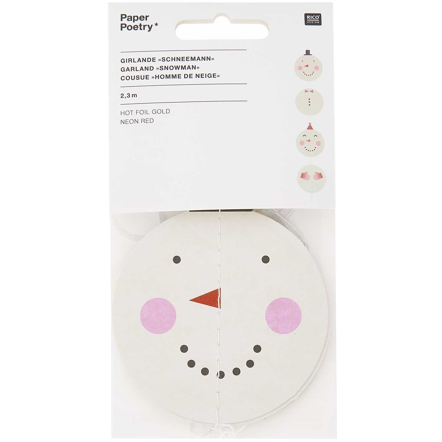 GIRLANDE - SCHNEEMÄNNER