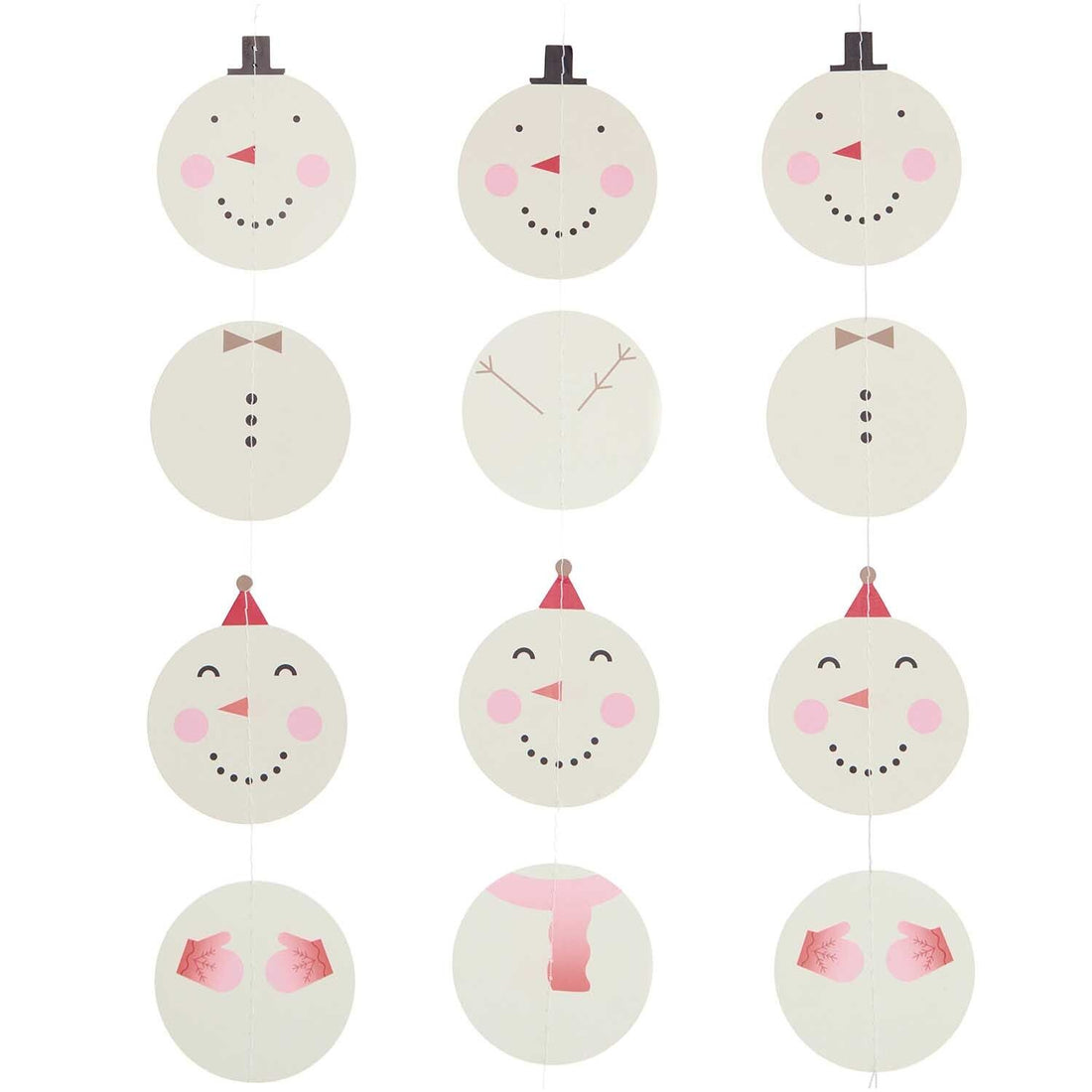 GIRLANDE - SCHNEEMÄNNER