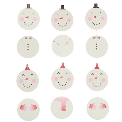 GIRLANDE - SCHNEEMÄNNER