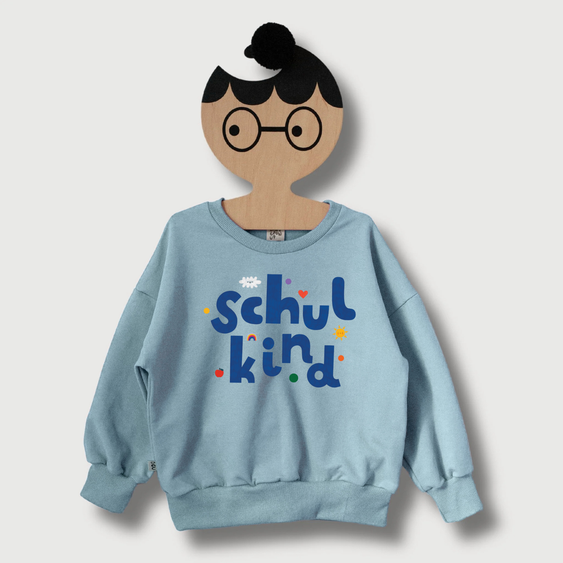 SCHULKIND - KINDER OVERSIZE SWEATSHIRT - HELLBLAU