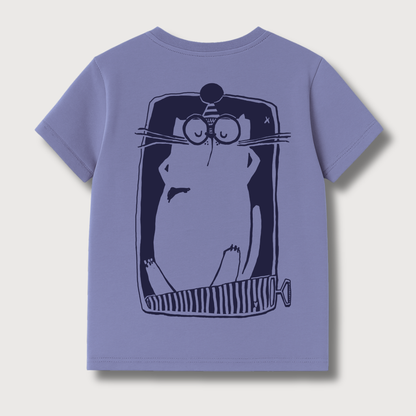 ICH MUSS GAR NIX - BOXY T-SHIRT LAVENDEL