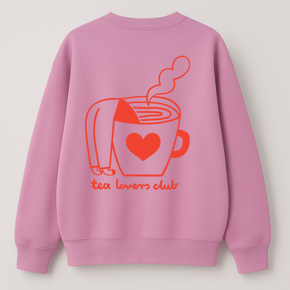 TEA LOVER AUF ALTROSA - SWEATSHIRT (LIEFERUNG CA. 14 TAGE)