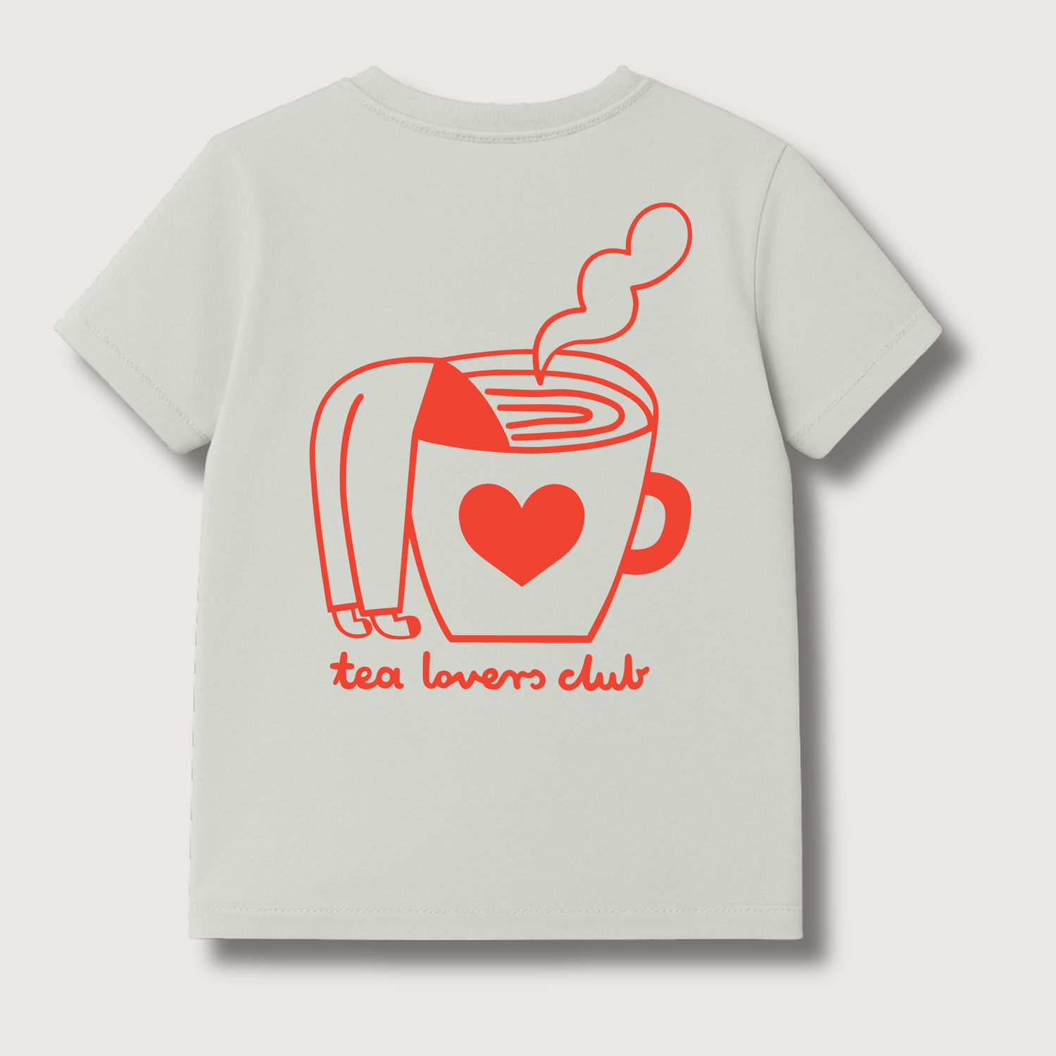 TEA LOVER AUF CREME -  ERWACHSENEN T-SHIRT (ANFERTIGUNG CA. 14 TAGE)