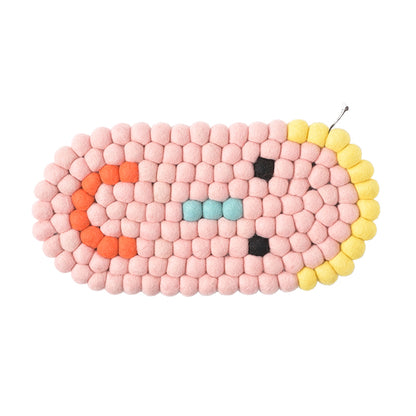 TOPFUNTERSETZER - OVAL - HAPPY FACE