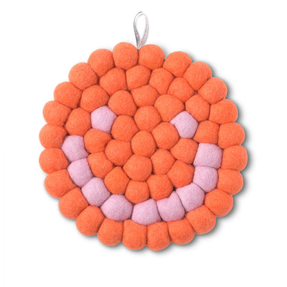 TOPFUNTERSETZER - RUND - SMILE - GRAPEFRUIT