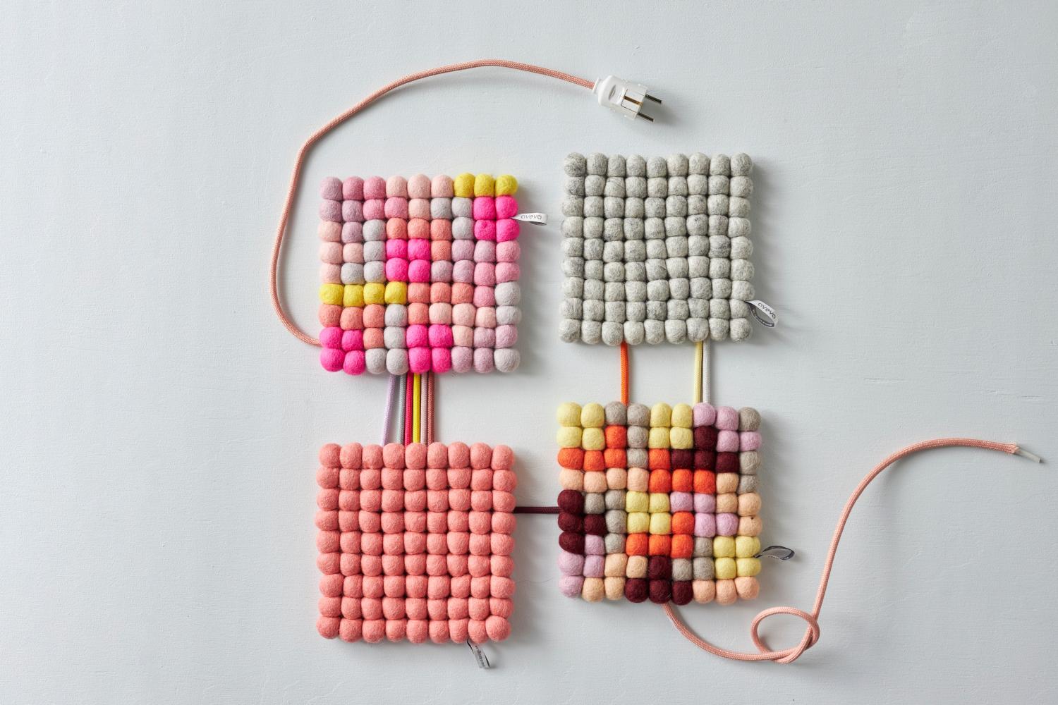 TOPFUNTERSETZER - SQUARE - T-TRIS PINK