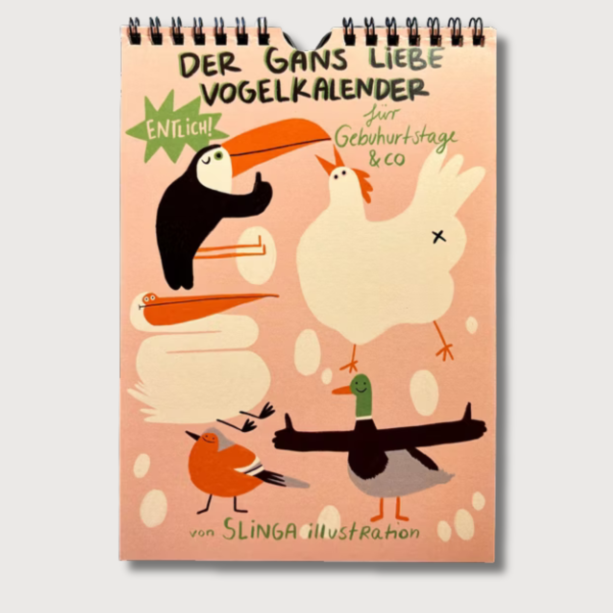 KALENDER - GANS LIEBER VOGELKALENDER