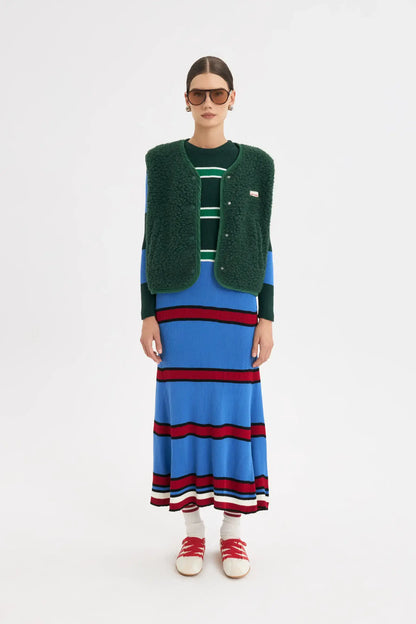WESTE 100% WOLLE (MERINO) - MOOS
