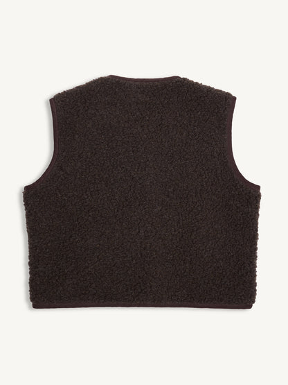 WESTE 100% WOLLE (MERINO) - BRAUN