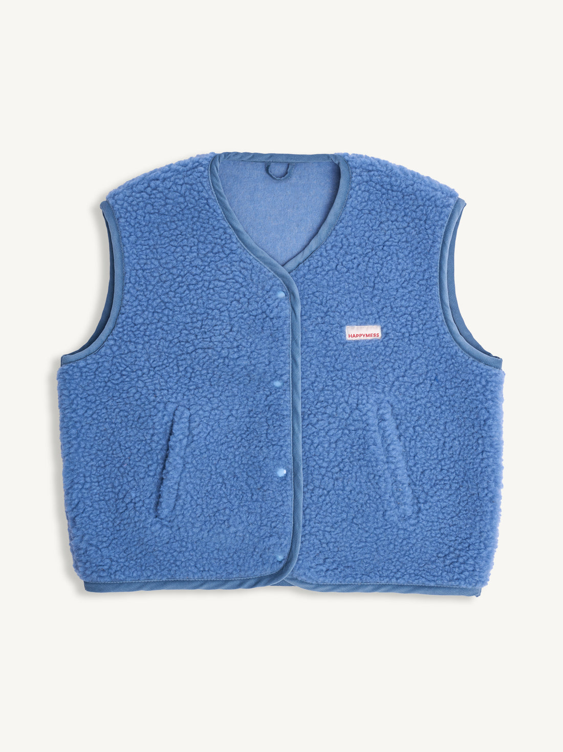 WESTE 100% WOLLE (MERINO) - BLAU