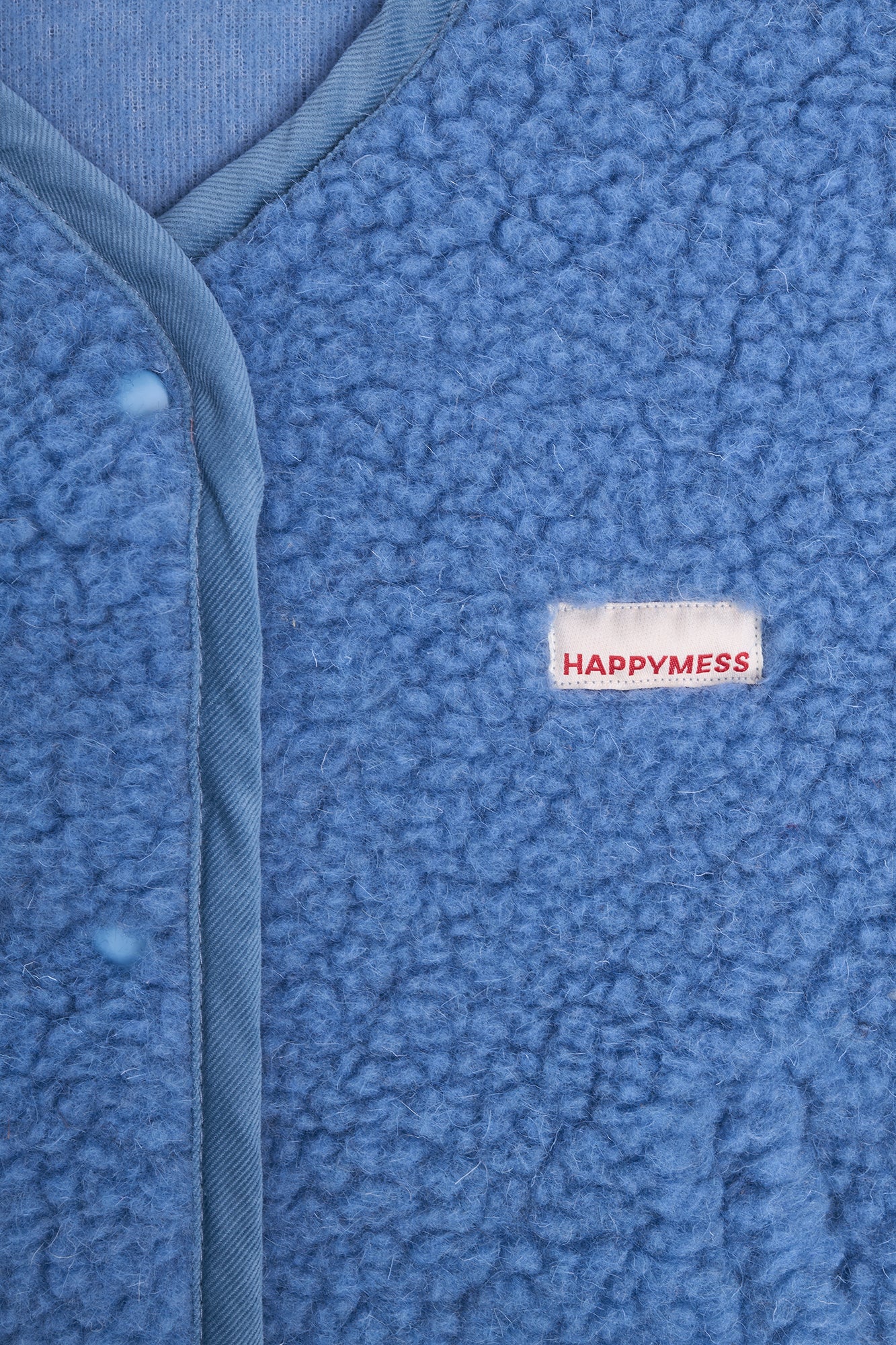 WESTE 100% WOLLE (MERINO) - BLAU