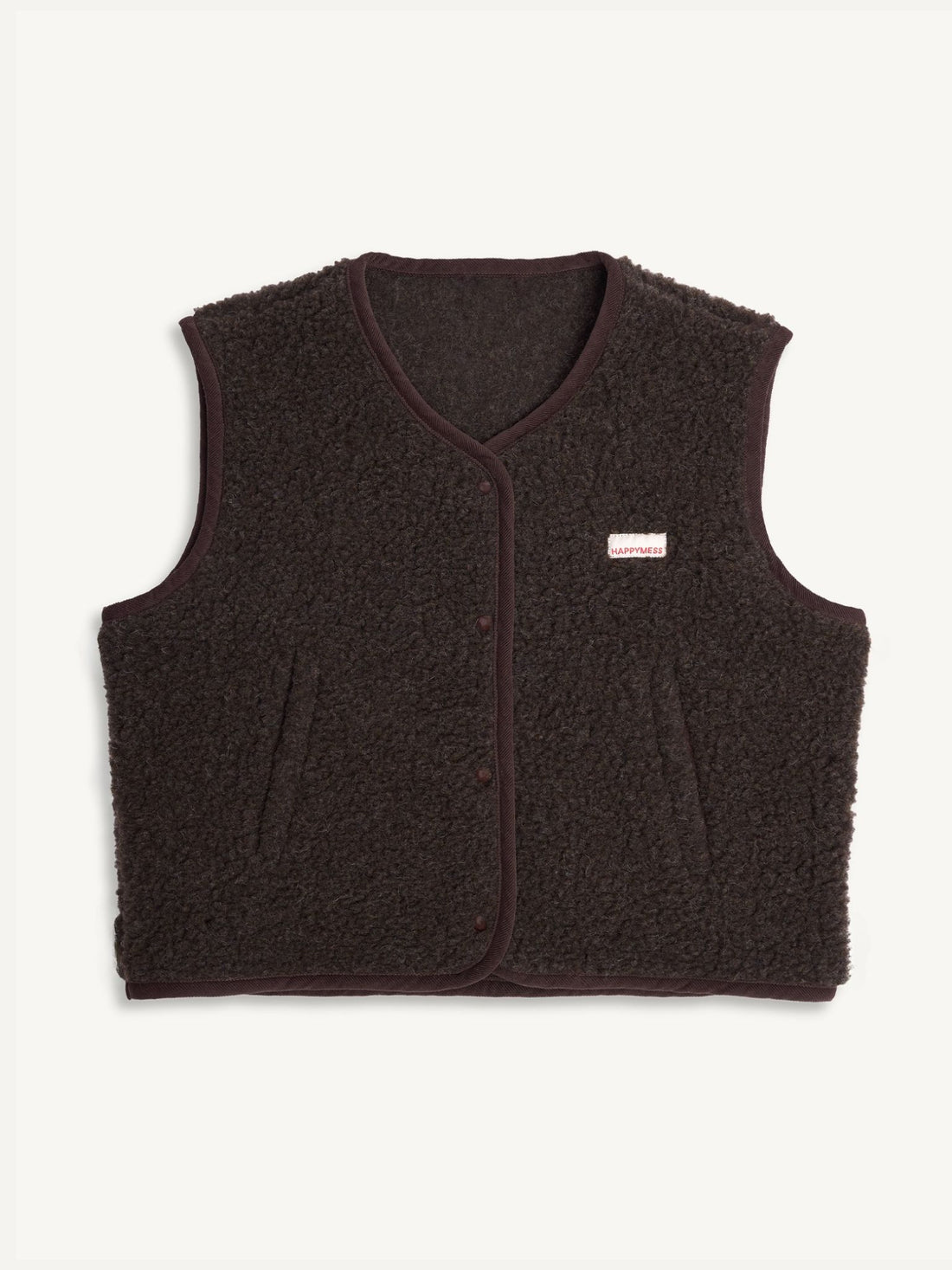 WESTE 100% WOLLE (MERINO) - BRAUN