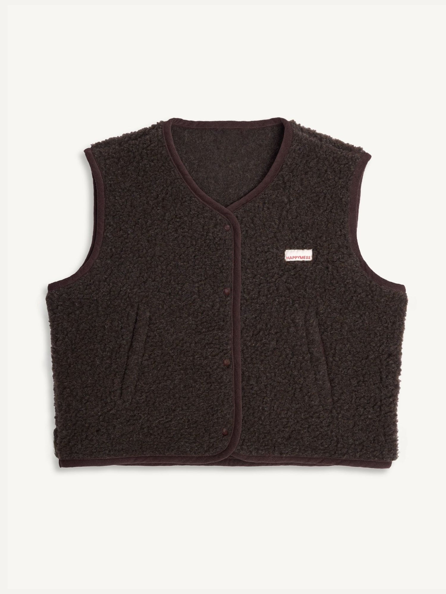WESTE 100% WOLLE (MERINO) - BRAUN